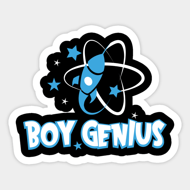 Boy Genius Sticker by MrMarbles